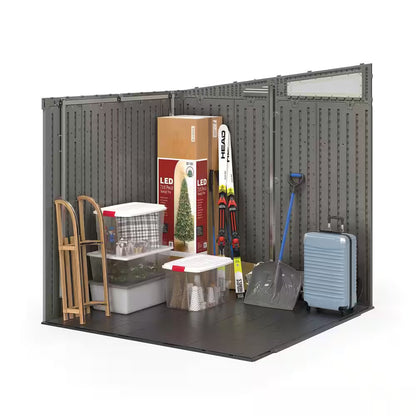 Modernist 7 Ft. W X 7 Ft. D Plastic Shed (52 Sq. Ft.)