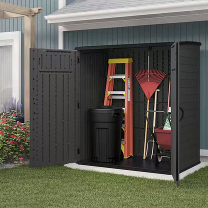 70.5 In. X 44.25 In. X 77.5 In. Extra Large Plastic Vertical Shed