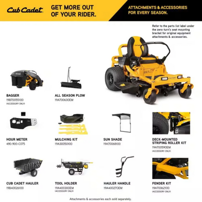 Cub Cadet Ultima ZT1 50″ Zero-Turn Riding Lawn Mower – Power, Precision & Comfort