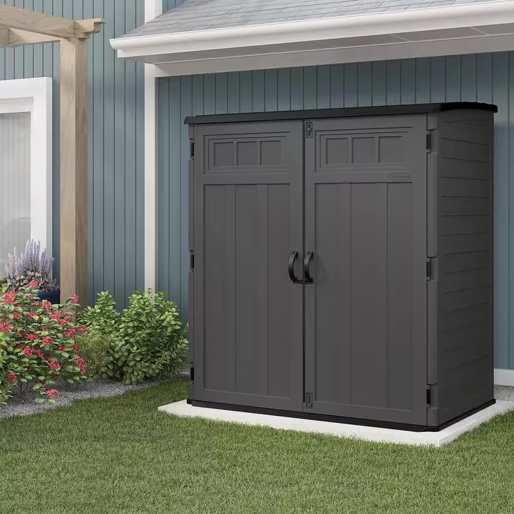 70.5 In. X 44.25 In. X 77.5 In. Extra Large Plastic Vertical Shed