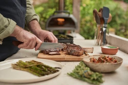 Ooni Karu 2 Pro Multi-Fuel Pizza Oven – Wood and Gas Outdoor Pizza Oven with Pizza Stone & Integrated Thermometer, Pizza Oven Outdoor, Dual Fuel 16 Inch Pizza Maker, Outdoor Cooking Grill