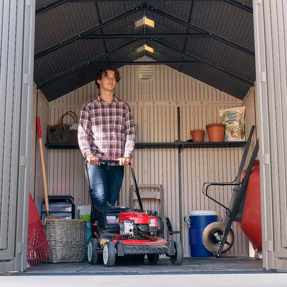 8 Ft. W X 10 Ft. D Resin Outdoor Storage Shed 71.7 Sq. Ft.