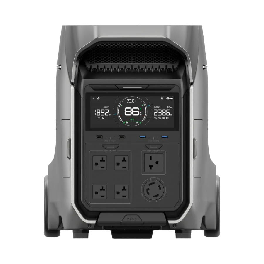 EcoFlow DELTA Pro 3 Portable Power Station | 4096Wh | 4000W | 2600W Solar Input